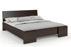 eoshop Drevená posteľ Hessler High&Long, dlhšia 20cm, borovica (Rozmer: 160x220 cm, Farba: Palisander)