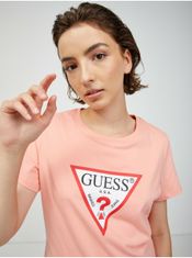 Guess Marhuľové dámske tričko Guess XS