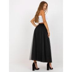 Och Bella Dámska sukňa s gumičkami midi OCH BELLA čierna TW-SD-BI-1047.35_388780 Univerzálne