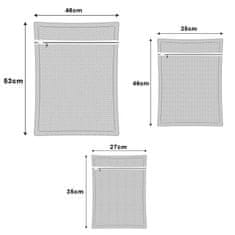 INNA Oblečenie Mesh Washing Bag Set Of 3 Pieces