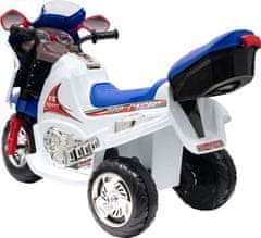 Baby Mix Dětská elektrická motorka Baby Mix RACER bílá