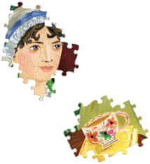 eeBoo Štvorcové puzzle Čitateľský klub Jane Austen 1000 dielikov