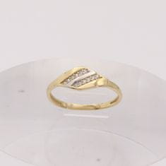 Amiatex Zlatý prsteň 87935 + Nadkolienky Gatta Calzino Strech, 58, 1.3 G