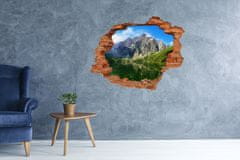 Wallmuralia.sk Nálepka fototapeta 3D Morské oko tatry 90x70 cm