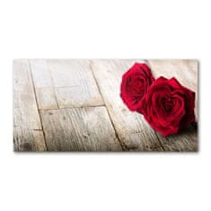 Wallmuralia.sk Foto obraz akryl do obývačky Ruže na strome 100x50 cm 2 prívesky