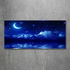 Wallmuralia.sk Foto obraz akryl do obývačky Nočná obloha 140x70 cm 2 prívesky