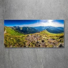 Wallmuralia.sk Foto obraz akryl do obývačky Horská panorama 100x50 cm 2 prívesky