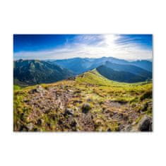 Wallmuralia.sk Foto obraz akryl do obývačky Horská panorama 100x50 cm 2 prívesky