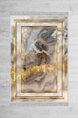 Conceptum Hypnose Koberec Marble Frame 180x280 cm sivý/zlatý
