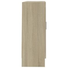 Petromila vidaXL Vitrína, dub sonoma 82,5x30,5x80 cm, kompozitné drevo