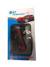 Zapardrobnych.sk Bluetooth FM transmitter a nabíjačka na 2 USB, Červenočierna