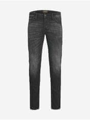 Jack&Jones Čierne slim fit rifle Jack & Jones Glenn 32/34