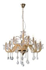 Eurofirany Trblietavá lampa (2) (Fi) 95X70-134 cm Zlatá