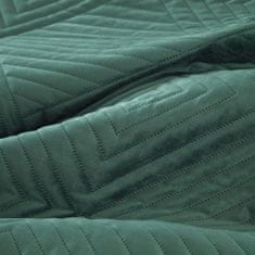 Eurofirany Prehoz na posteľ Sofia 2 220X240 cm Tmavo zelená