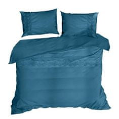 Eurofirany Bavlnená posteľná súprava Lana4 220X200 cm, 2 ks. 70X80 cm námornícka modrá