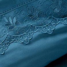 Eurofirany Bavlnená posteľná súprava Lana4 220X200 cm, 2 ks. 70X80 cm námornícka modrá