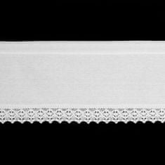 Eurofirany Zazdrostka zdobené čipkou šírka 30 30cm x 150 cm