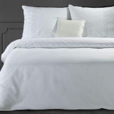 Eurofirany Bavlnená posteľná súprava Lana1 160X200 cm, 2 ks. 70X80 cm biela