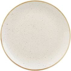 Churchill Tanier plytký Stonecast Barley White 28,8 cm