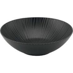 Gastrozone Miska Vesuvio Black 24 cm, čierna, 4x