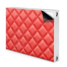 tulup.sk Dekoračný magnet na radiátor Vzorec červeného diamantu 80x60 cm
