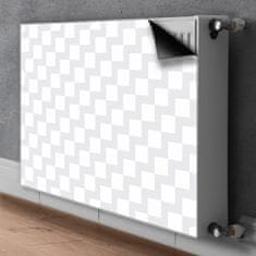 tulup.sk Dekoračný magnet na radiátor 3d čtvercový vzor 80x60 cm