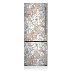tulup.sk Magnetický kryt na chladničku Umelecké kvety 60x180 cm