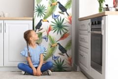 tulup.sk Magnetický kryt na chladničku Toucans na vetvách 60x180 cm