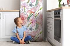 tulup.sk Dekoratívne magnety na chladničku Peony kvety 60x205 cm