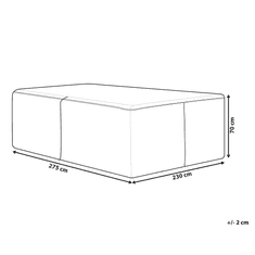 Beliani Ochranná plachta k nábytku MAESTRO 275 x 230 x 70 cm CHUVA