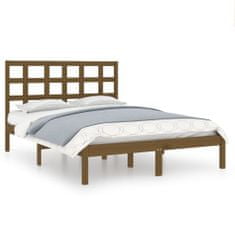 Vidaxl Rám postele, medovo hnedý, masívne drevo, 180x200 cm, Super King