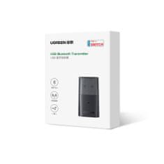 Ugreen CM408 bluetooth adaptér pre Playstation / Nintendo Switch, čierny