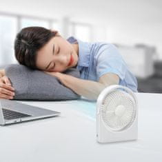 BASEUS Serenity Fan stolný ventilátor, biely