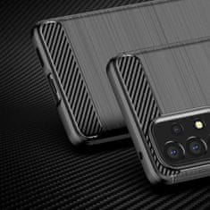 IZMAEL Carbon Shield TPU puzdro pre Samsung Galaxy A53 5G - Tmavo Modrá KP29540