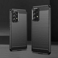 IZMAEL Carbon Shield TPU puzdro pre Samsung Galaxy A53 5G - Tmavo Modrá KP29540