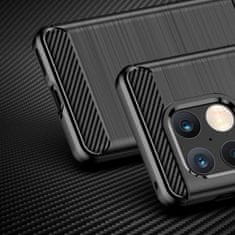 IZMAEL Carbon Shield TPU puzdro pre OnePlus 10 Pro - Čierna KP15306