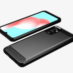 IZMAEL Carbon Shield TPU puzdro pre Samsung Galaxy A32 5G - Čierna KP9486