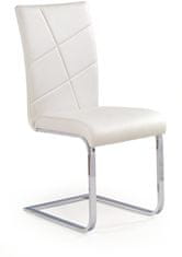 Halmar Kovová stoličky K108, biela