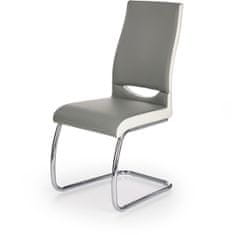 Halmar Jedálenská stolička K259, šedá / biela