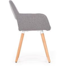 Halmar Jedálenská stolička K283, sivá