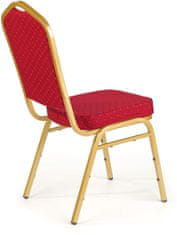 Halmar Kovová stoličky K66, červená