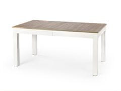 Halmar Drevený jedálenský stôl Seweryn, dub sonoma / biela