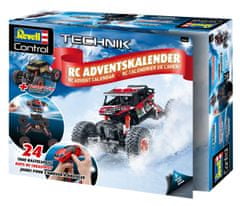 REVELL Adventný kalendár 01043 RC Crawler - rozbalené