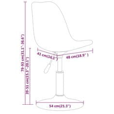 Vidaxl Otočné jedálenské stoličky 4 ks patchwork látkové