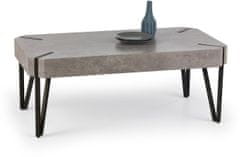 Halmar Konferenčný stôl emily, betón / čierna