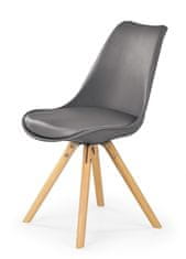 Halmar Jedálenská stolička K201, sivá