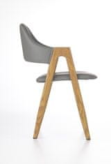 Halmar Jedálenská stolička K247, sivá