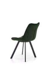 Halmar Jedálenská stolička K332, tmavo zelená