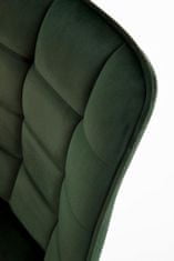 Halmar Jedálenská stolička K332, tmavo zelená