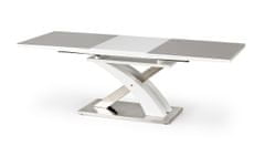 Halmar Rozkladacia jedálenský stôl Sandor 2, biela / šedá